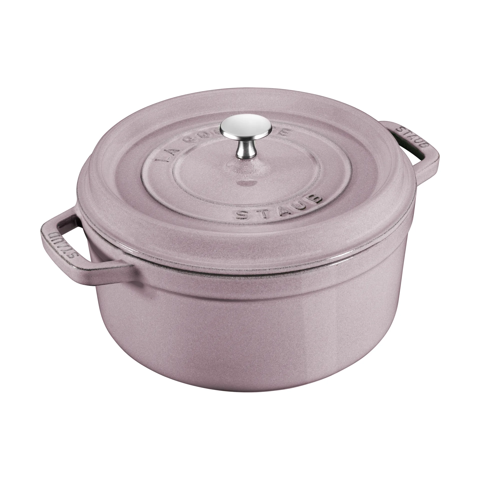 Staub La Cocotte rund gryta gjutjärn 3,8 L, Cherry Blossom STAUB