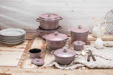 Staub La Cocotte rund gryta gjutjärn 3,8 L - Cherry Blossom - STAUB