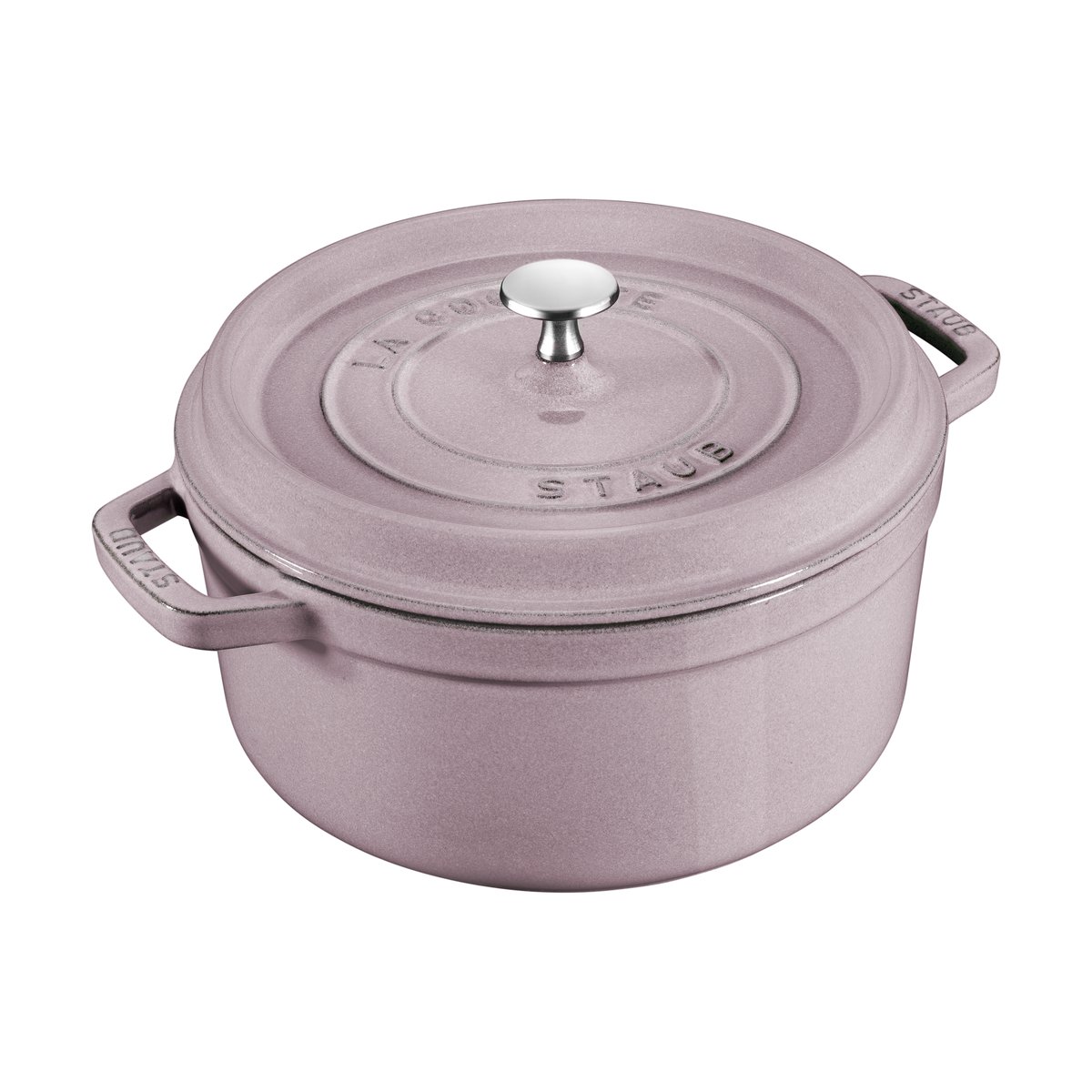 Staub La Cocotte rund gryta gjutjärn 5,2 L Cherry Blossom
