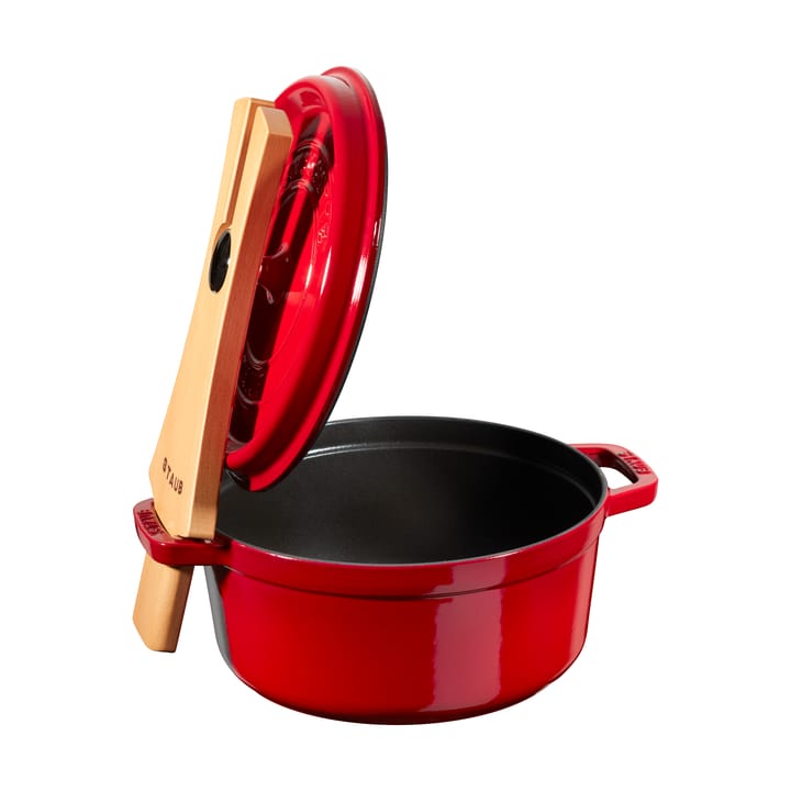 Staub lockhållare i trä, 24 cm STAUB