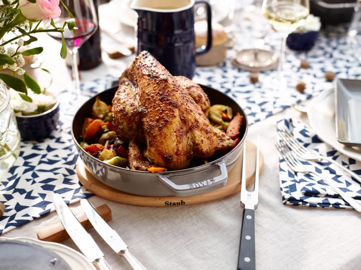 Staub magnetiskt grytunderlägg oval bok, 15 cm STAUB