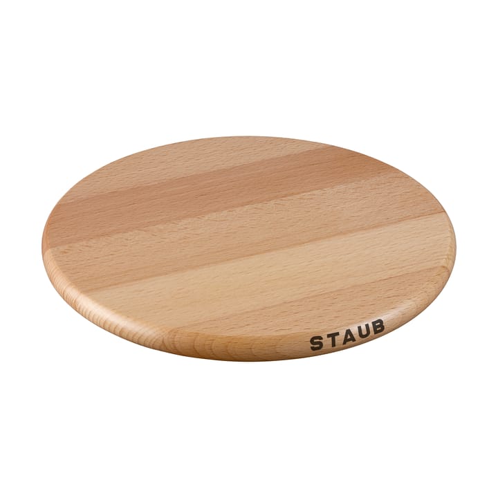 Staub magnetiskt grytunderlägg rund bok - 23 cm - STAUB