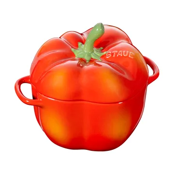 Staub mini gryta paprika 0,47 L - Orange-röd - STAUB
