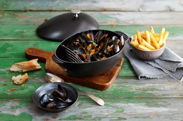Staub musselgryta i gjutjärn 2 l - svart - STAUB