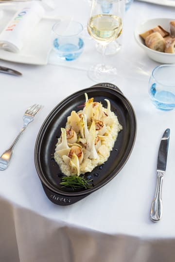 Staub oval fiskform i gjutjärn - svart - STAUB
