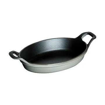 Staub oval ugnsform gjutjärn 15 cm - Grafitgrå - STAUB