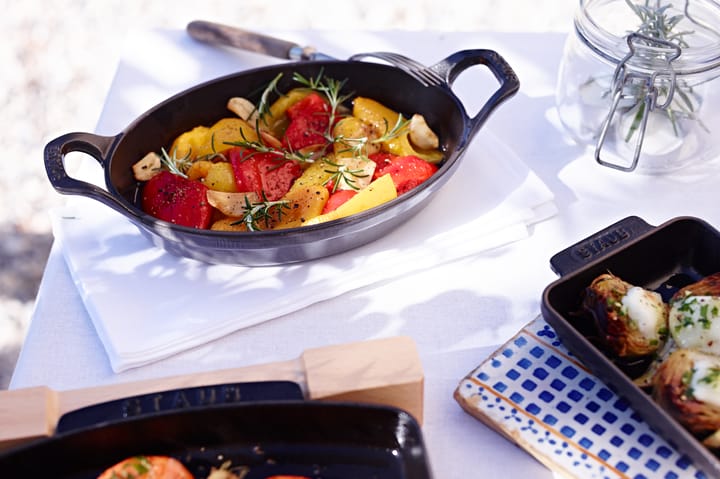 Staub oval ugnsform gjutjärn 15 cm, Grafitgrå STAUB