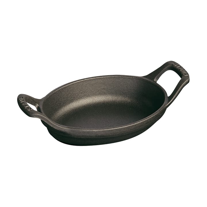 Staub oval ugnsform gjutjärn 15 cm - Svart - STAUB