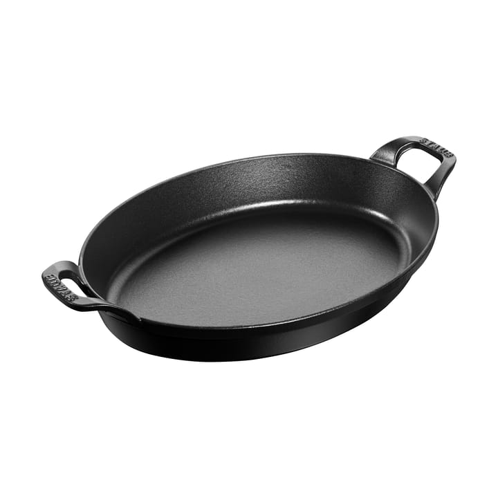 Staub oval ugnsform gjutjärn 32 cm - Svart - STAUB