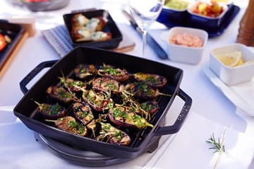Staub Pure grillpanna gjutjärn kvadratisk svart - 28 cm - STAUB
