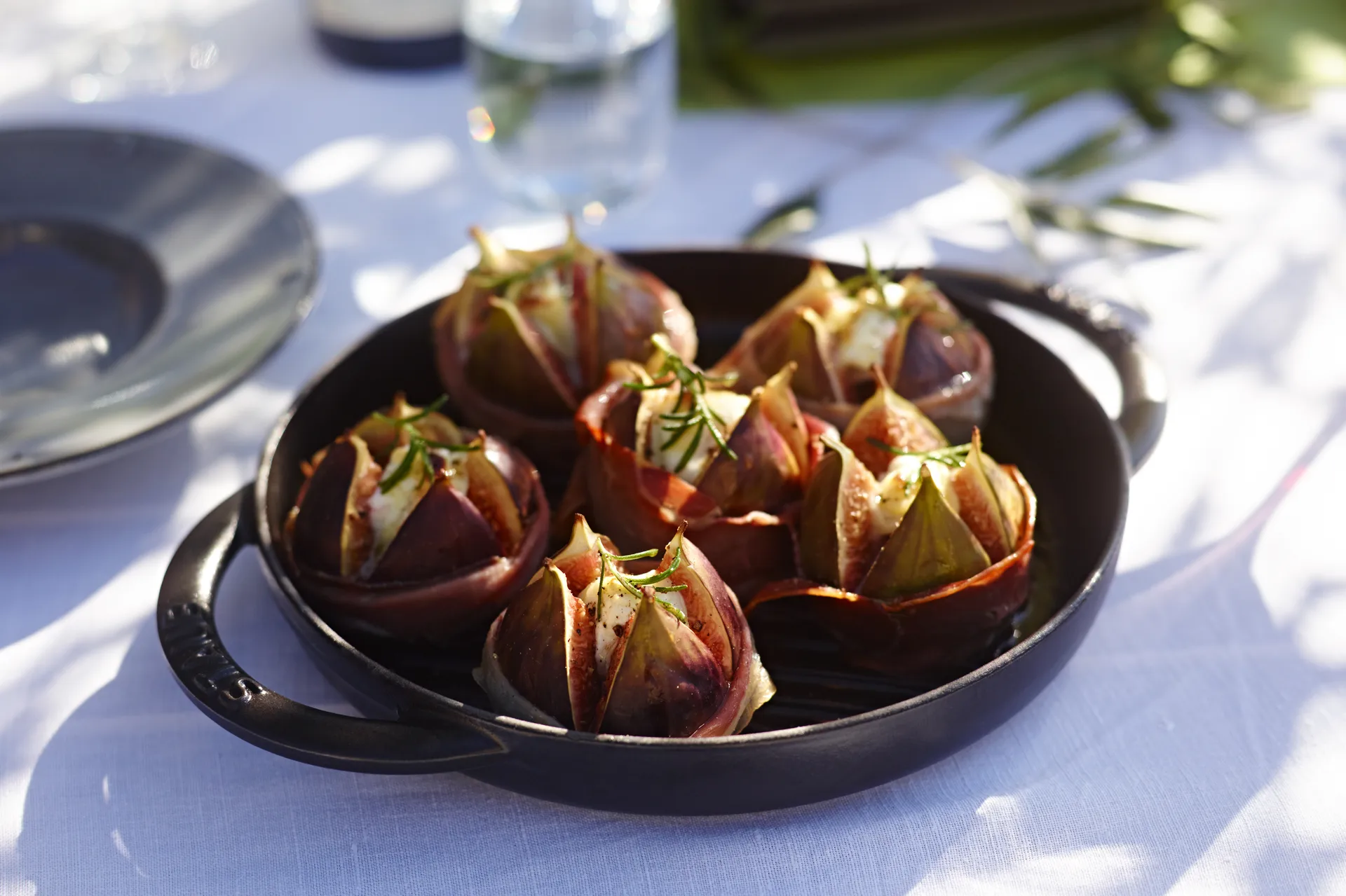 Staub Pure grillpanna gjutjärn rund svart, Ø22 cm STAUB