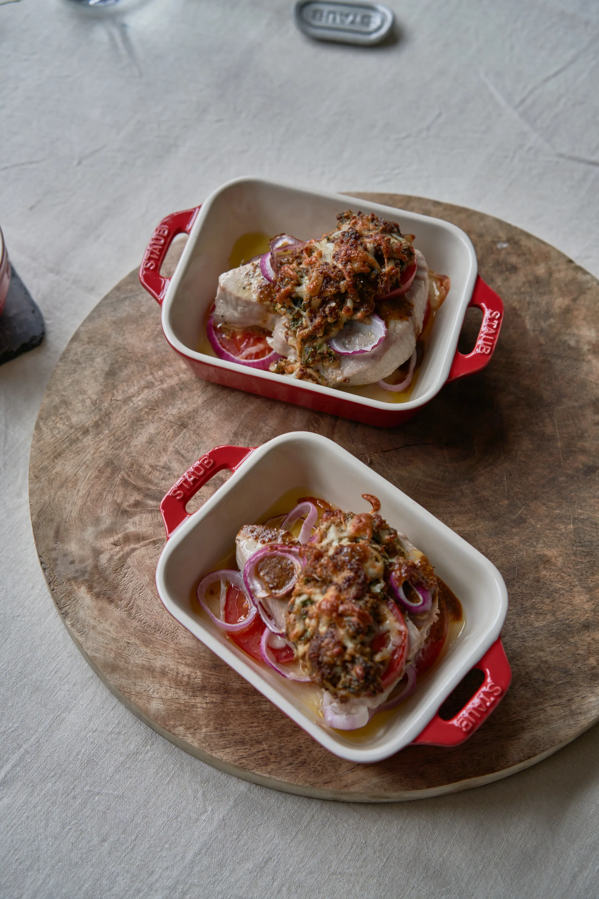 Staub rektangulär ugnsform 14x11 cm, röd STAUB