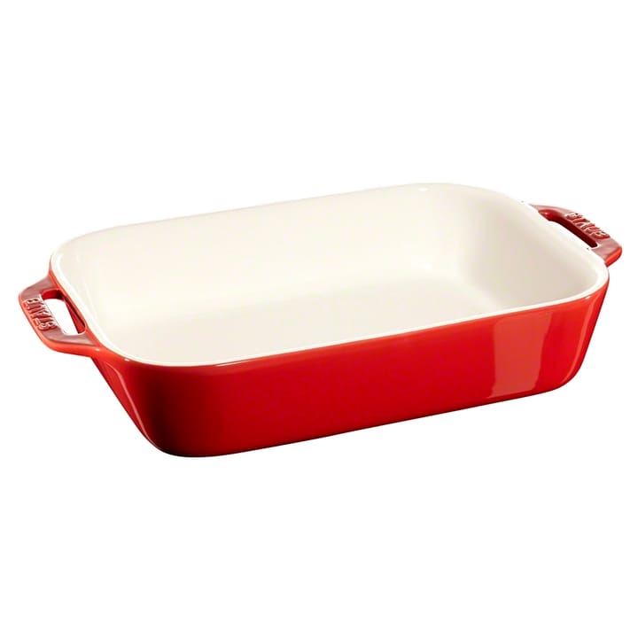 Staub rektangulär ugnsform 27 x 20 cm - röd - STAUB