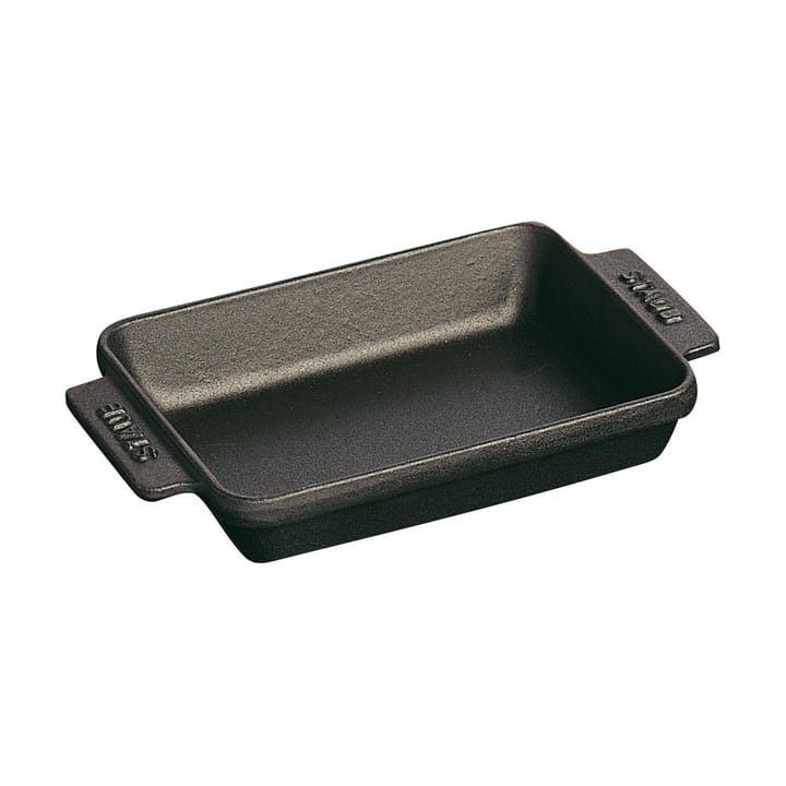 Staub rektangulär ugnsform gjutjärn 15x11 cm - Svart - STAUB