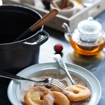 Staub rund gryta hög modell 4,8 L - Mattsvart - STAUB