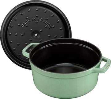 Staub rund gryta i gjutjärn 3,8 l - Salvia - STAUB