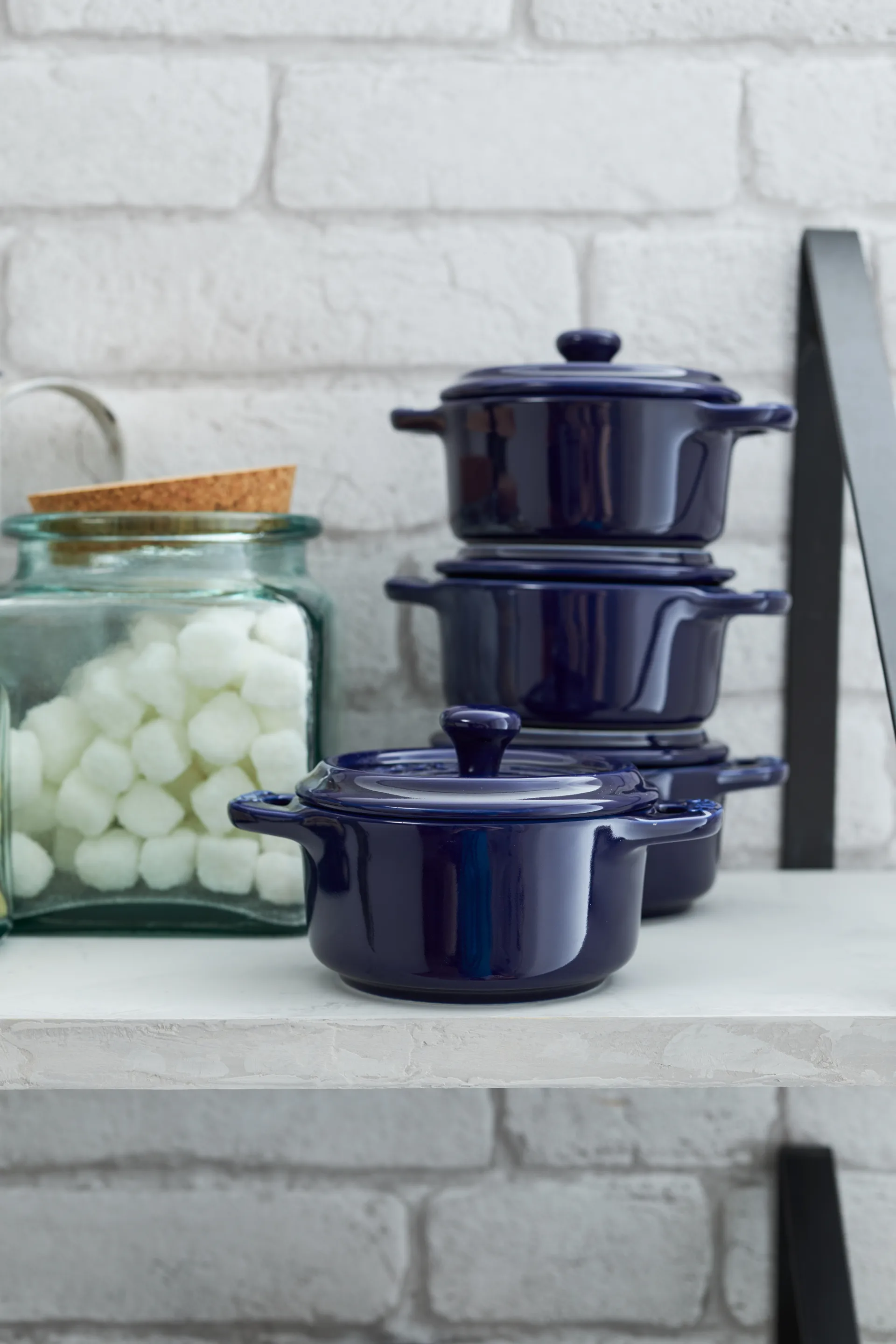 Staub rund minigryta 0,2 l, blå STAUB