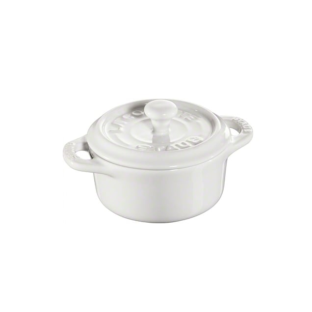 Staub rund minigryta 0,2 l vit | Skandinavisk Design | Grytor | Vit