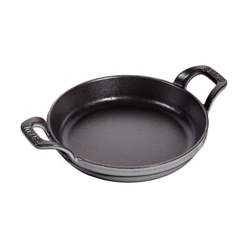 Staub rund ugnsform gjutjärn Ø16 cm - Grafitgrå - STAUB
