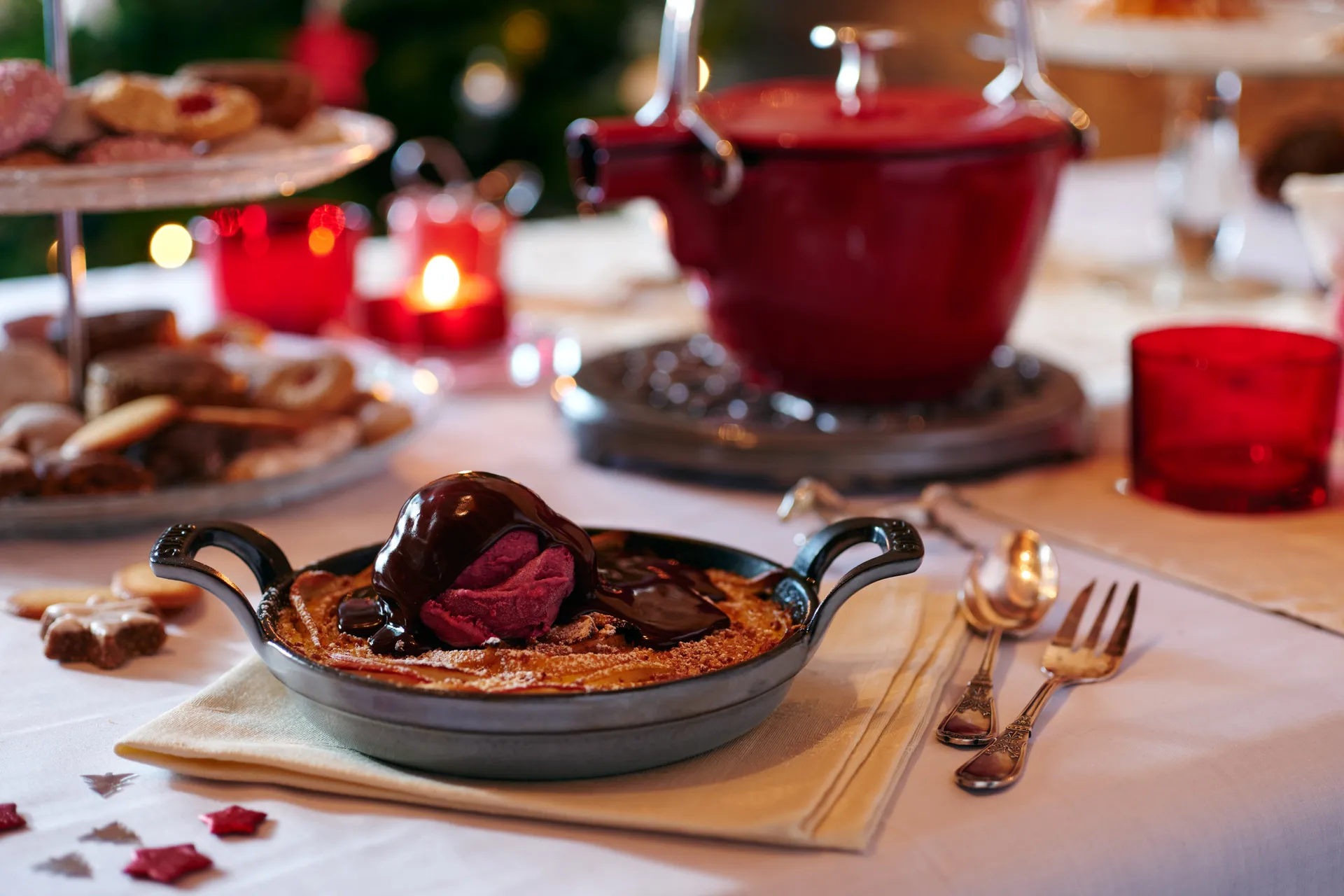 Staub rund ugnsform gjutjärn Ø16 cm, Grafitgrå STAUB