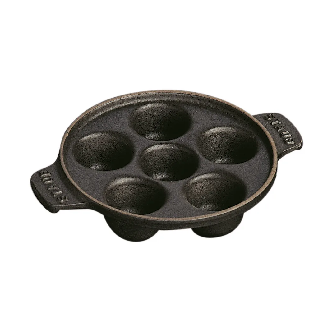 Staub snigeltallrik gjutjärn Ø14 cm, Svart STAUB