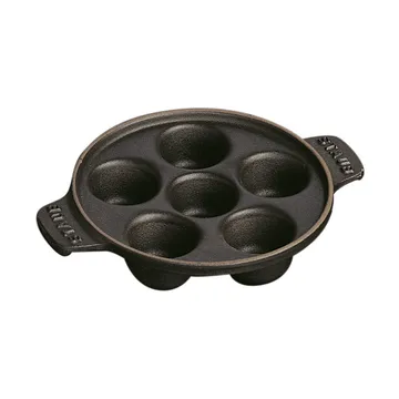 Staub snigeltallrik gjutjärn Ø14 cm - Svart - STAUB