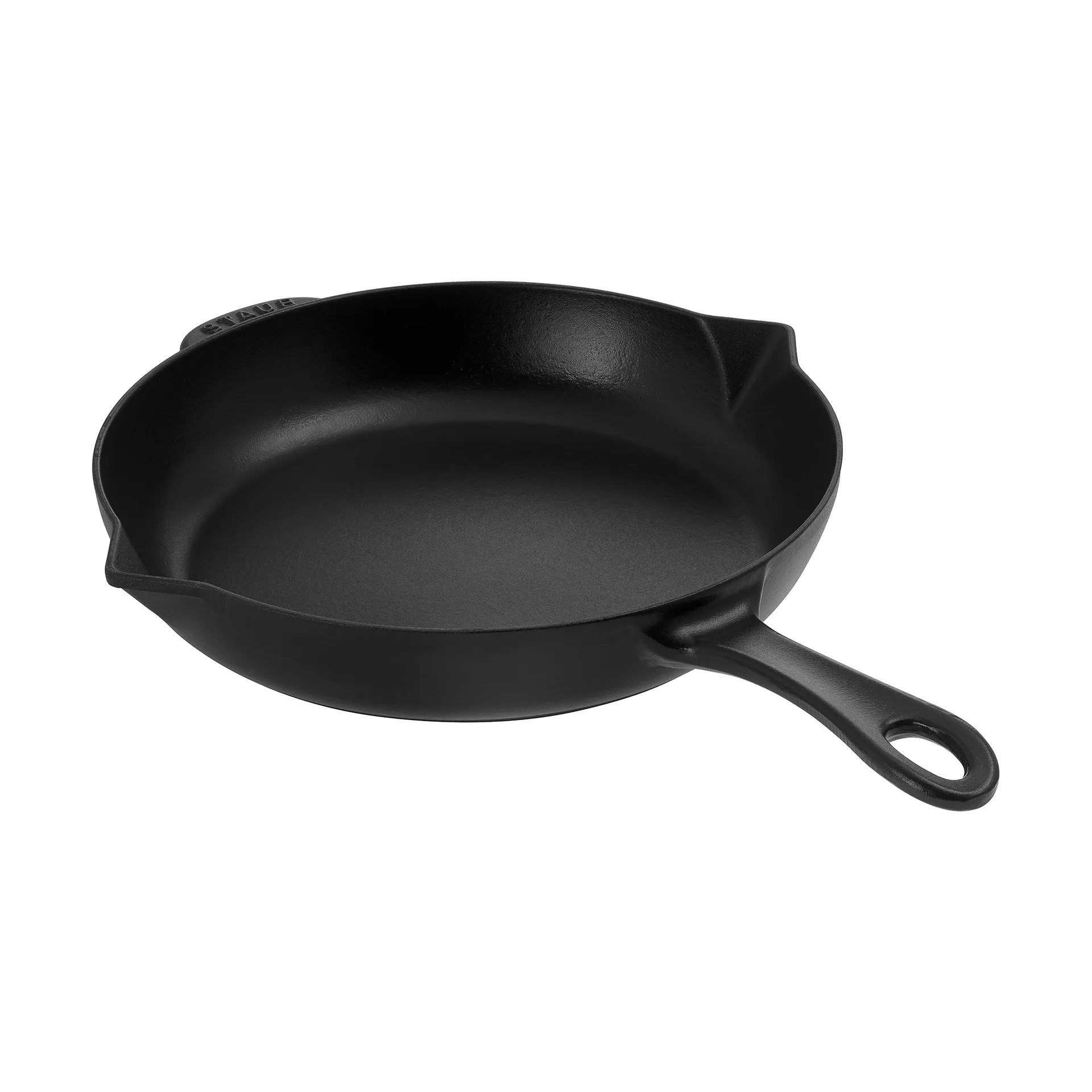 Staub stekpanna gjutjärn med hällpip Ø26 cm, Svart STAUB