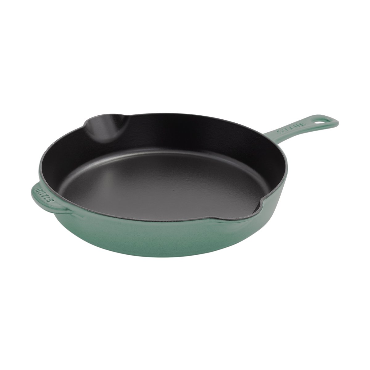 Staub stekpanna gjutjärn med hällpip Ø28 cm Eukalyptus
