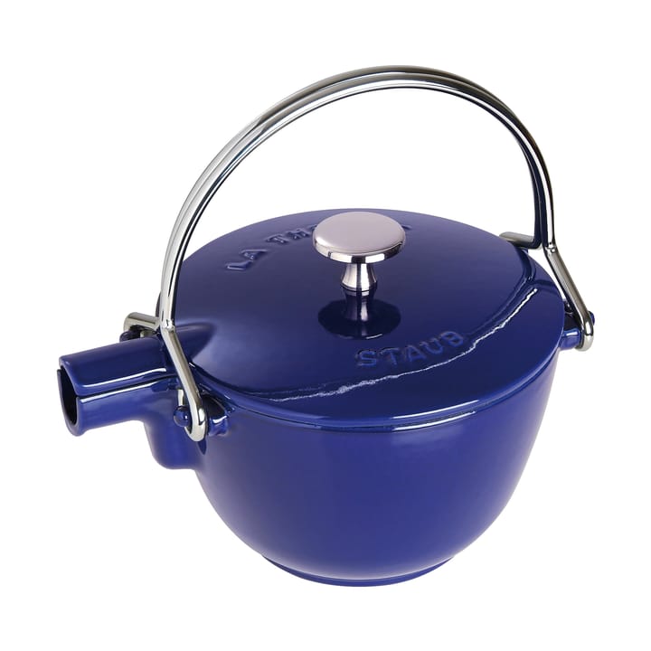 Staub tekanna gjutjärn rund 1,15 L, Mörkblå STAUB