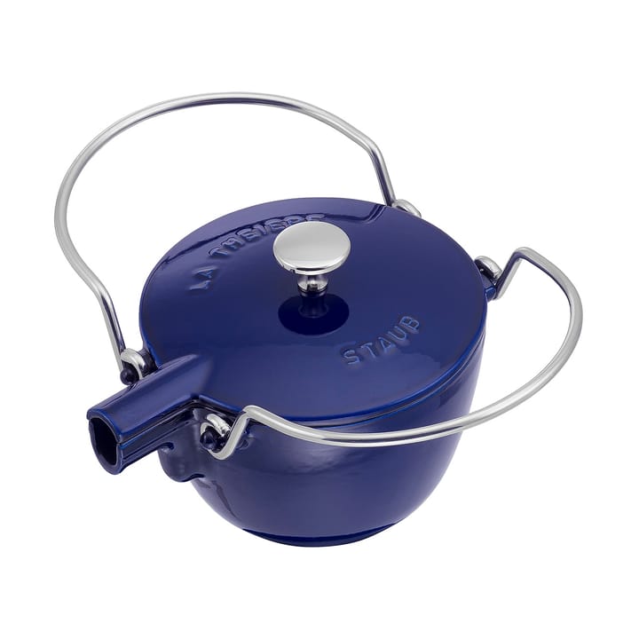 Staub tekanna gjutjärn rund 1,15 L, Mörkblå STAUB