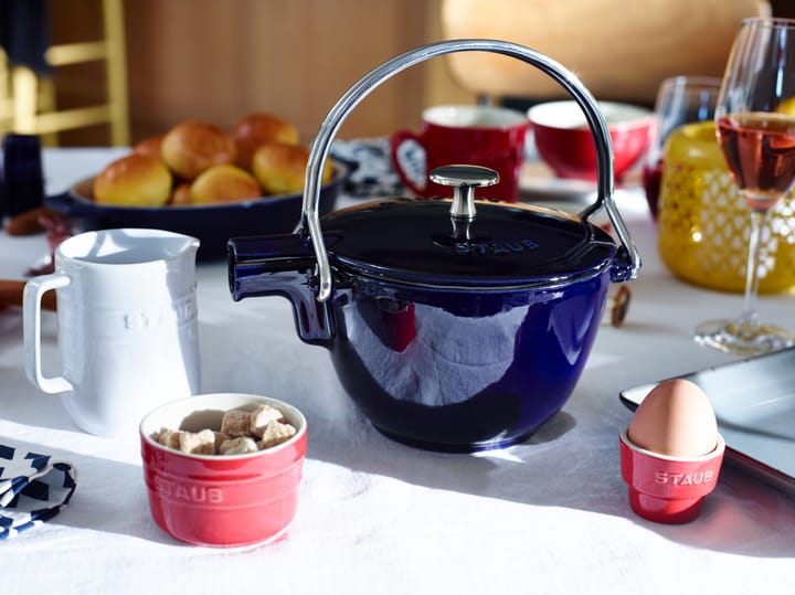 Staub tekanna gjutjärn rund 1,15 L, Mörkblå STAUB