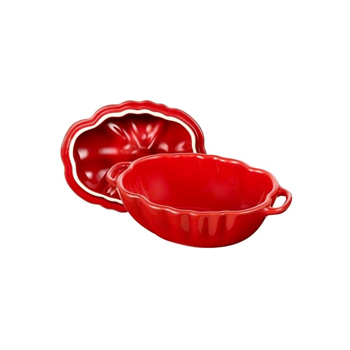 Staub tomatgryta i stengods 16 cm 0,5 l - röd - STAUB