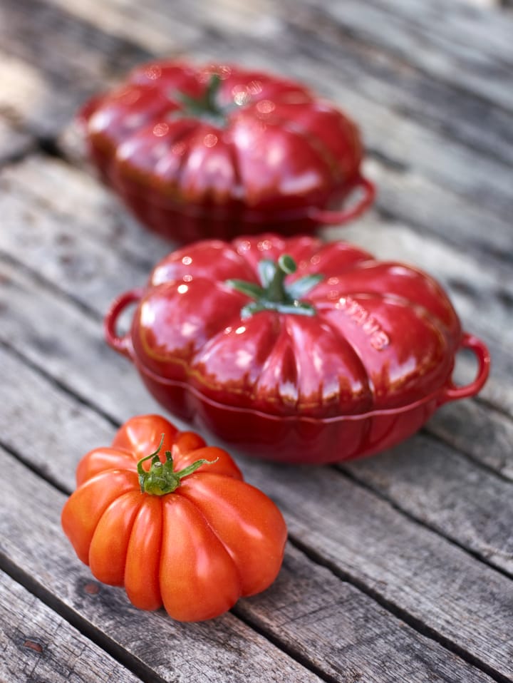 Staub tomatgryta i stengods 16 cm 0,5 l, röd STAUB