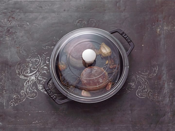 Staub traktörpanna gjutjärn 2 handtag svart, Ø20 cm STAUB