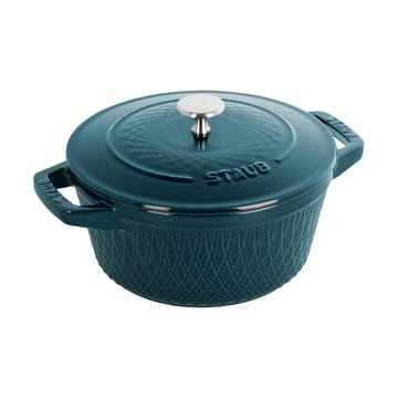 Staub Twister La Cocotte gryta 4 L - La Mer - STAUB