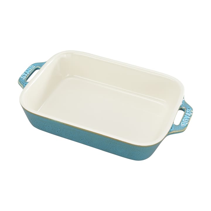 Staub ugnsform 2 delar - Antik turkos - STAUB