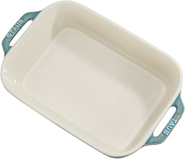 Staub ugnsform 2 delar - Antik turkos - STAUB