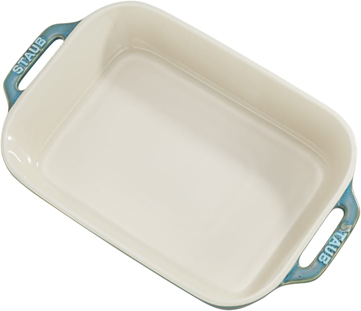 Staub ugnsform 2 delar, Antik turkos STAUB