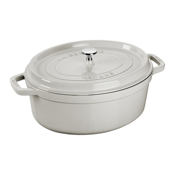 Staub White Truffle gryta oval - 4,2 l - STAUB