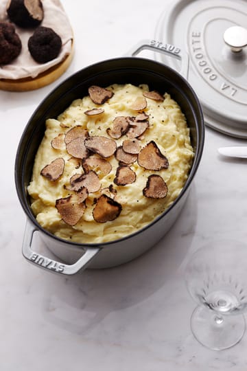 Staub White Truffle gryta oval - 4,2 l - STAUB