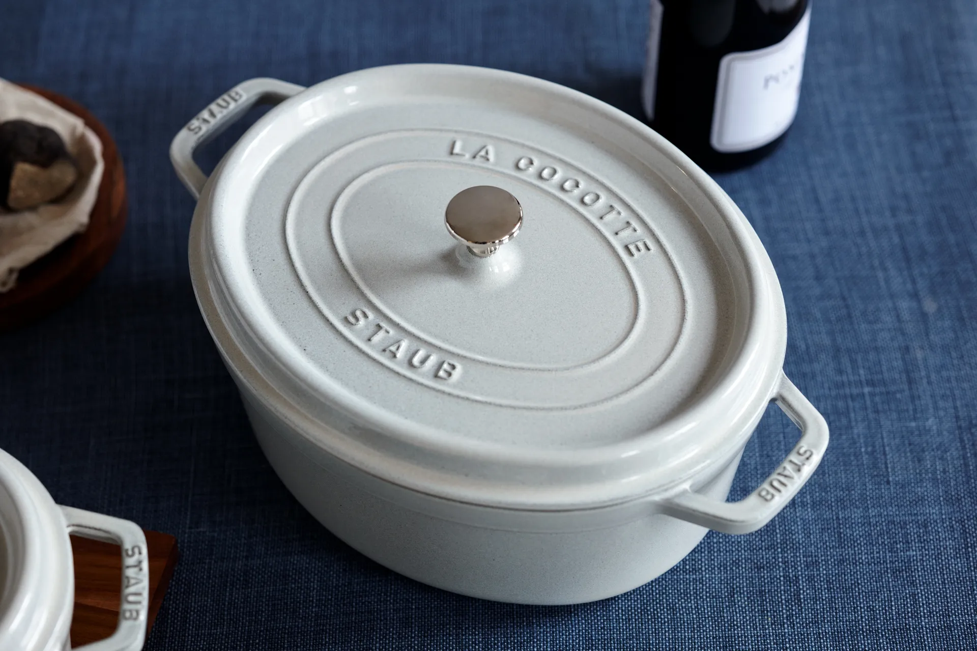 Staub White Truffle gryta oval, 8 l STAUB