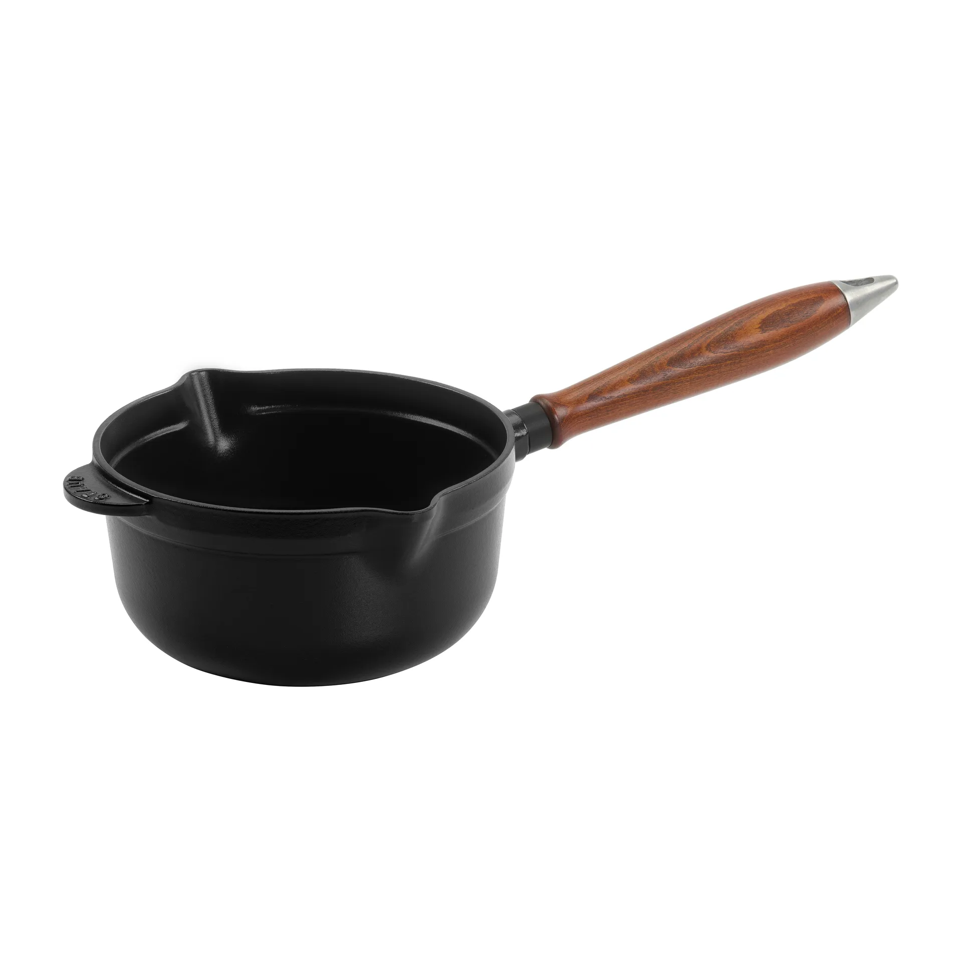 Vintage kastrull med trähandtag Ø18 cm, Svart STAUB