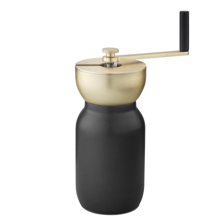 Collar kaffekvarn - svart-mässing - Stelton