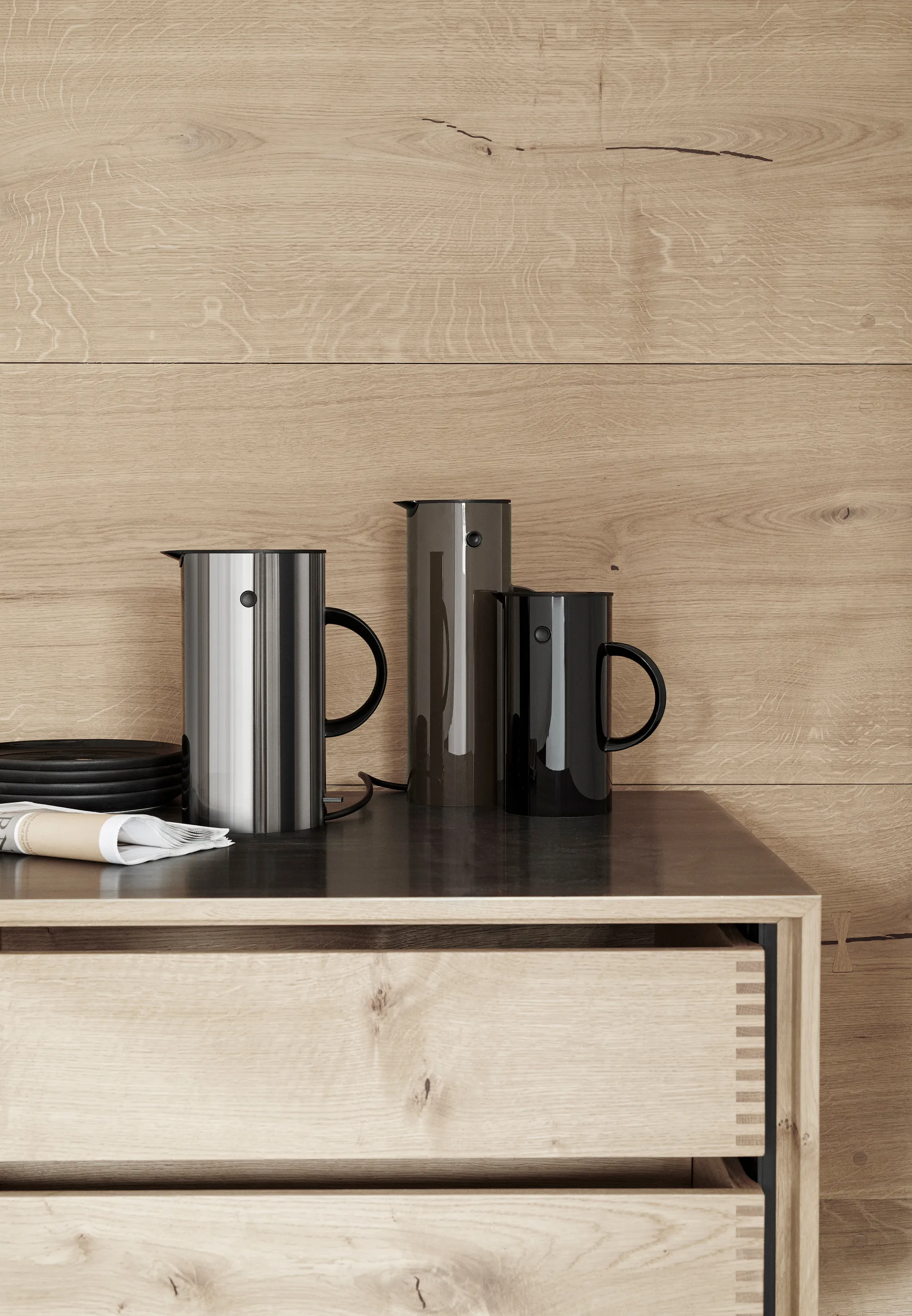 EM77 vattenkokare 1,5 l, Stål Stelton