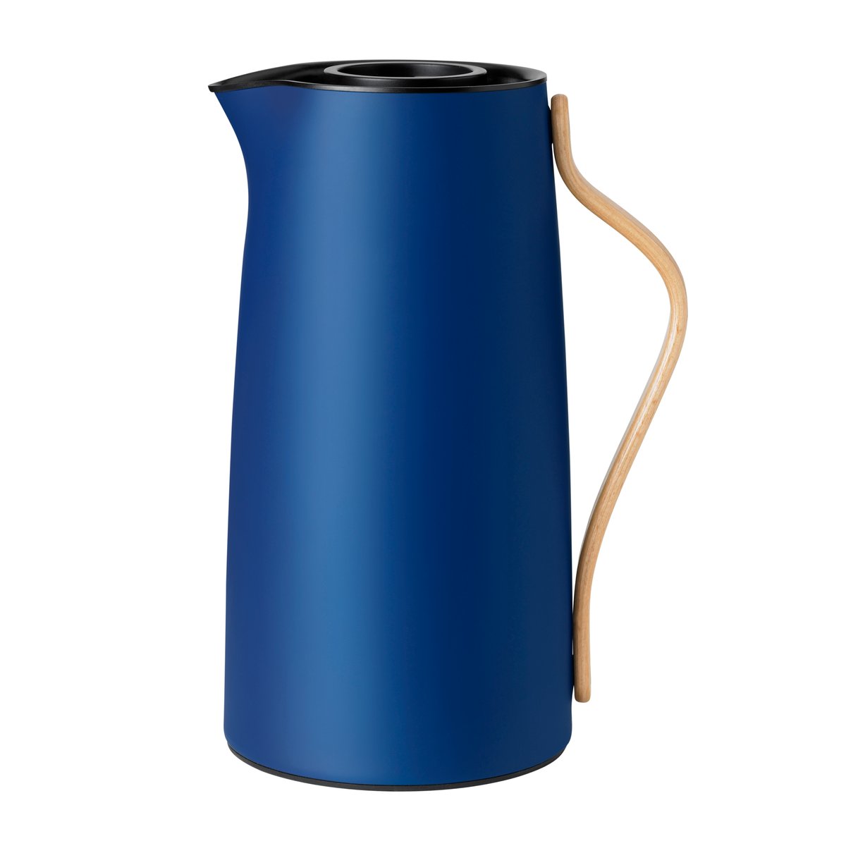 Blå Emma termoskanna från Stelton. Designer: Ulrik Nordentoft