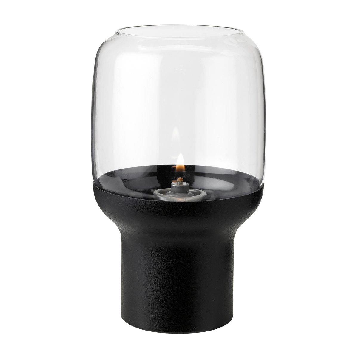 Stelton Hoop hurricane ljuslykta 10 cm Svart | Skandinavisk Design | Ljuslyktor & Ljusfat | Svart