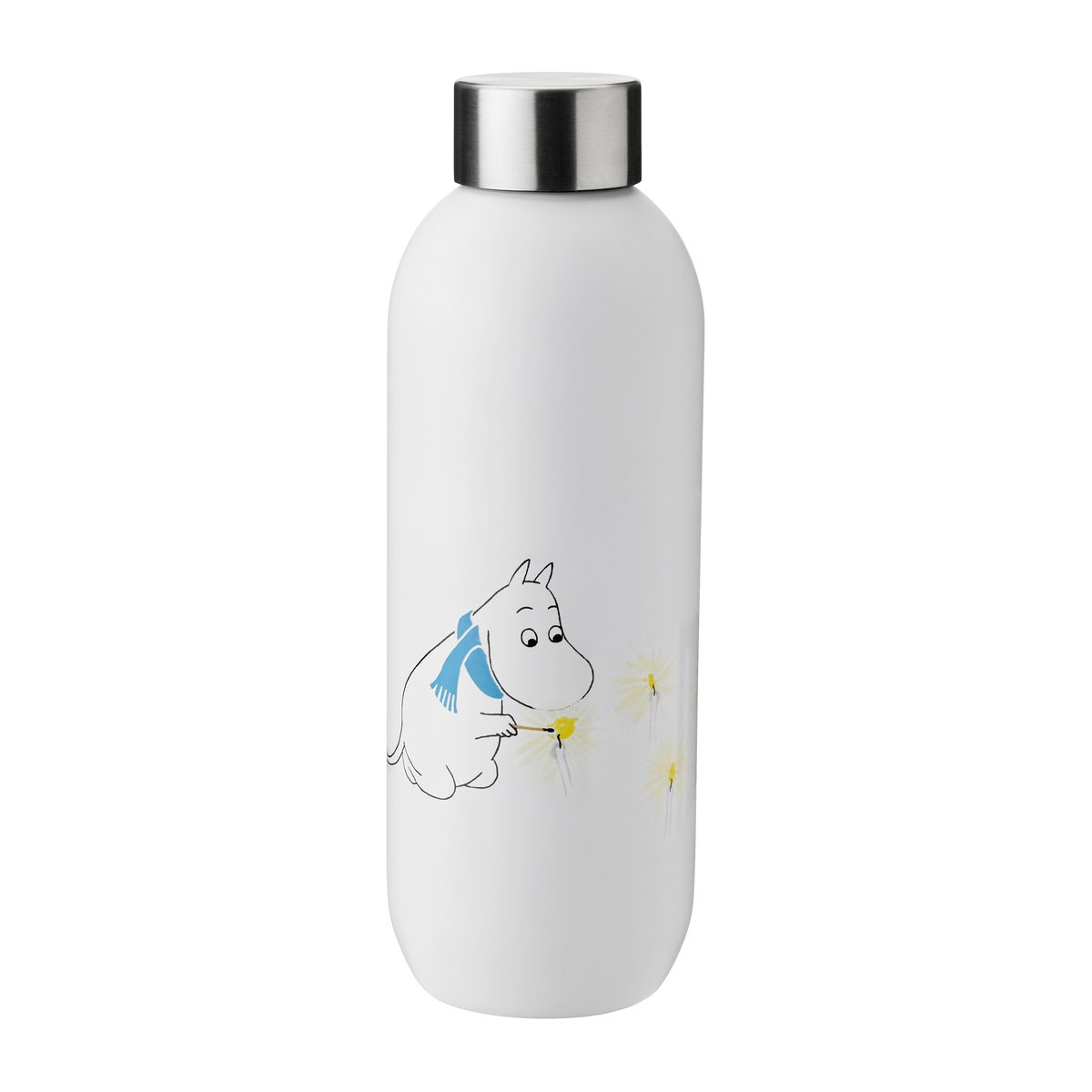 Stelton Keep Cool Mumin flaska 0,75 l Frost | Skandinavisk Design | Vattenflaskor | Blå