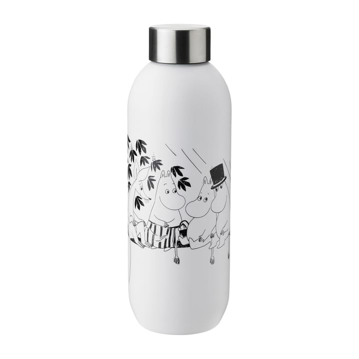 Keep Cool Mumin flaska 0,75 l - Soft white-black - Stelton