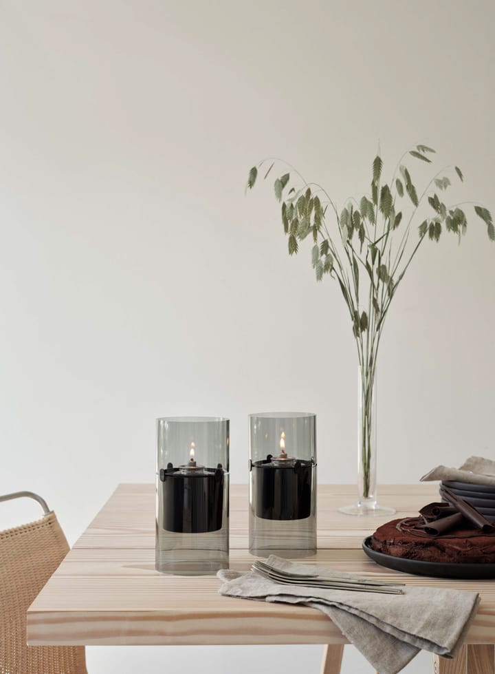 Lucie oljelampa 17,5 cm, Smoke Stelton