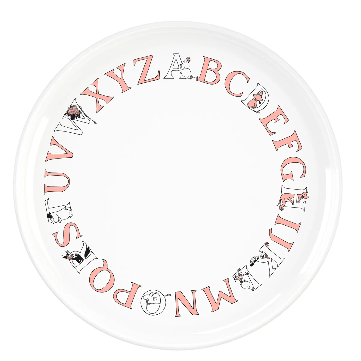 Stelton Mumin ABC tallrik Ø20 cm Salmon